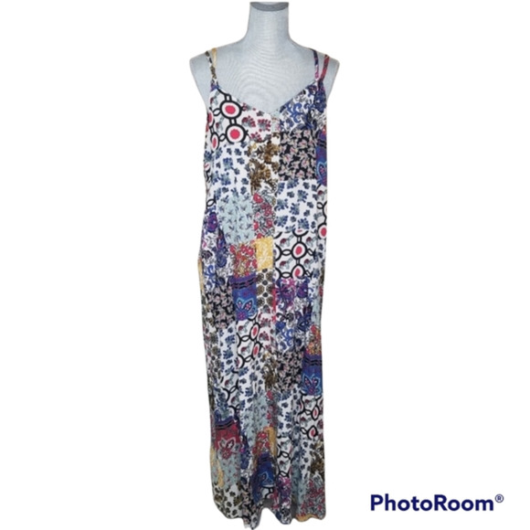 For The Rebublic Maxi Dress Patch Design - Picture 1 of 12